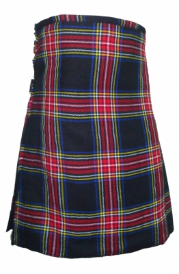 Black Stewart  5 Yard kilt