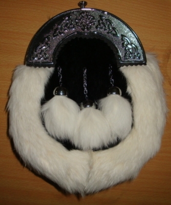 RABBIT FUR SPORRAN